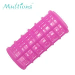 3.0cm 8pcs Plastic pink DIY hair styling hair roller curlers