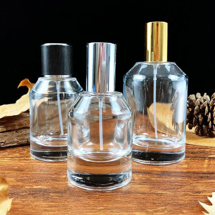 Buy Wholesale China New Design Cylinder Round Glass Bottle Perfume 30 Ml 50  Ml 100 Ml Cologne Bottles For Men With Cap & Design Cylinder Round Glass  Bottle at USD 1.2