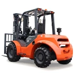 3.5T 4x4 Off Road Forklift Rough Terrain Clark Forklift Truck