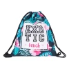 3D printing backpack drawstring bag Multi-color Backpacks weeds palm full print with travel bags