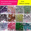 3mm resin sparkle diy crystal diamond beads for accessories