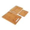 3pcs Bamboo Cheese Board Chop Block Bamboo Cutting Chopping Board