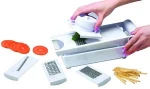 4 in 1 Manual plastic kitchen vegetable multi-function garater with container