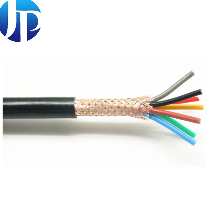4 wire signal load cell copper braided shielded cable