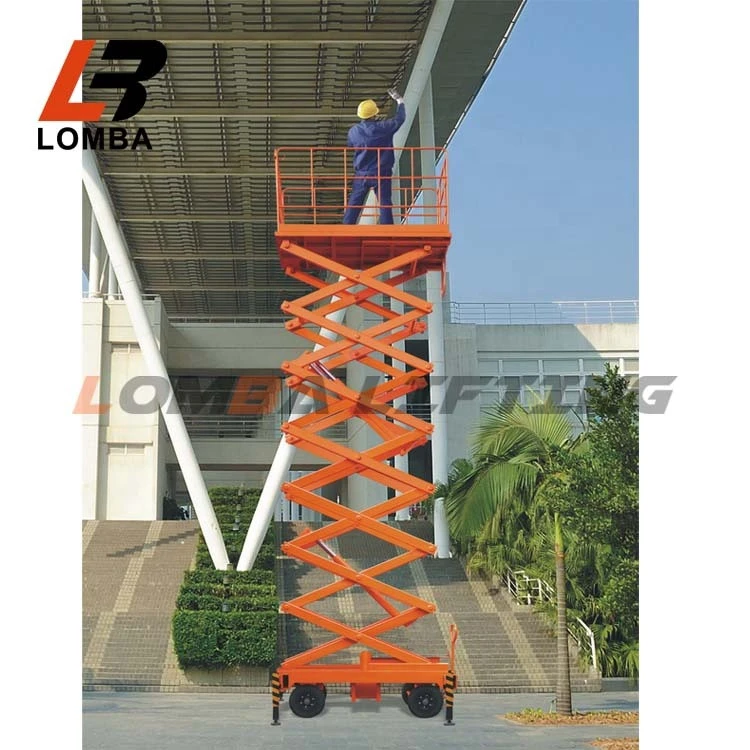 4M 6M 8M suppliers mobile electric scissors aerial table lift work platform price