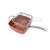 Import 4pcs Square Nonstick Copper Pan Deep ceramic cookware sets Square non-stick cookware sets  Kitchen Cookware frying pan set from China