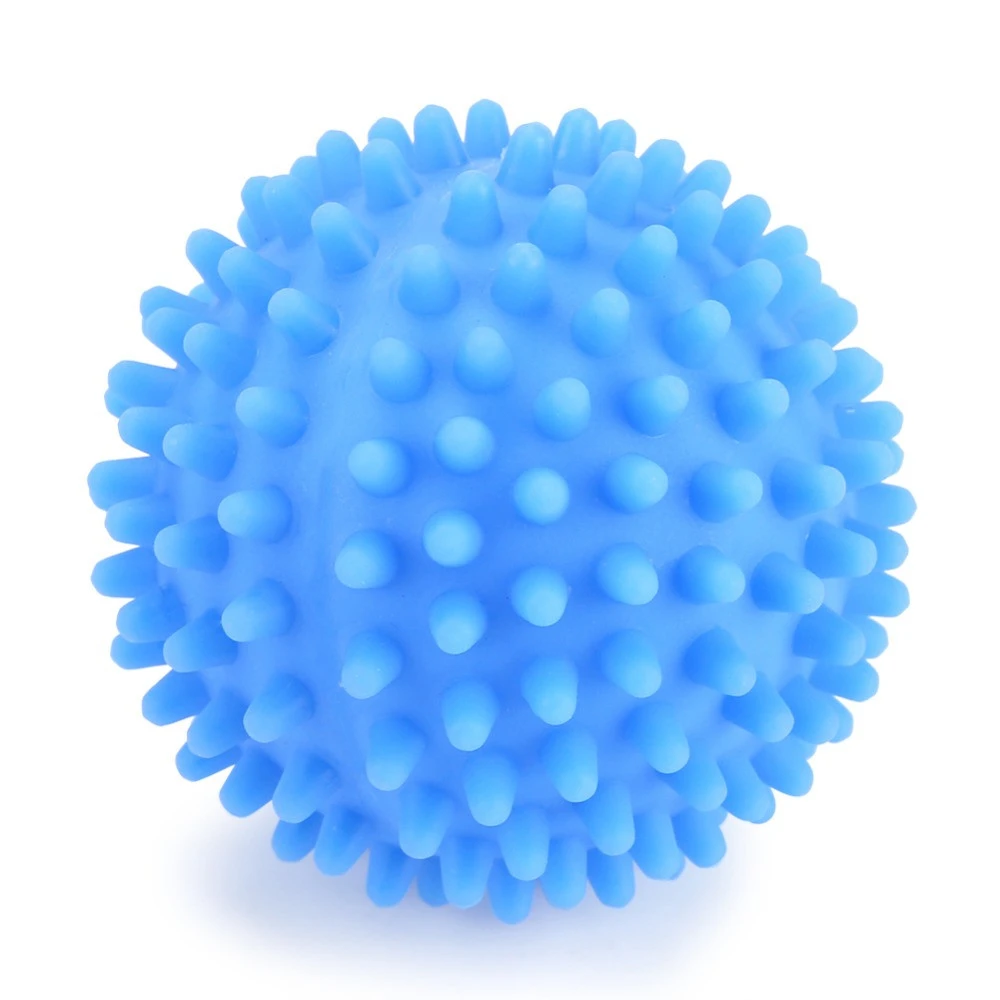 4pcs/Set Blue PVC Reusable Dryer Balls Laundry Ball Washing Drying Fabric Softener Ball for Home Clothes Cleaning Tools