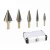 Import 5 Pcs Fast Sharp Conical Drill Bit Professional Opening High-Speed Steel Pagoda Stepped Drill Bit Set from China