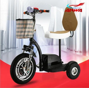 500W 48V 15AH Lithium Battery Zappy 3 Big Wheel Handicapped Electric Scooter With Removable Battery
