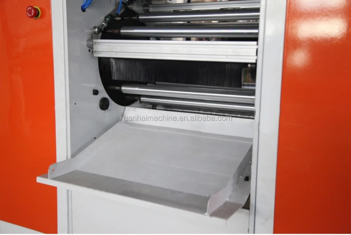 520/720-AR Automatic labeling rubbish trash coreless poly draw rolled garbage bag making machine