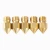 Import 5pcs 3D Printer Nozzle 0.3mm or 0.2mm for Extruder Print Head Brass Nozzle MK8 Makerbot from China