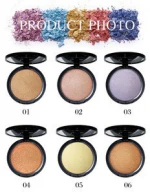 6 color custom highlighter highlight makeup private label compact press highlighter powder