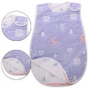 6 Layered of Gauze Cotton Quilt Baby Sleeping Bag for Newborn