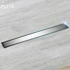 60 80 100 120 cm Rectangle Stainless Steel Shower Grate Invisible Long Extended Floor Drain with Cover