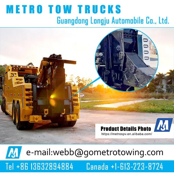 60 ton aircraft heavy towing truck wrecker customizable composite body Metro INT-60 Heavy Tow Truck Wrecker