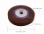 Import 6&quot;x1&quot; 5P/U1 Maroon Color For Electroplating Abrasive Non woven Unitized Abrasive Wheel from China