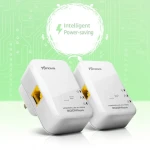 7inova Homeplug AV200  Chipset Wallmount Powerline Kit To Build Network Ovwe Internet Plug