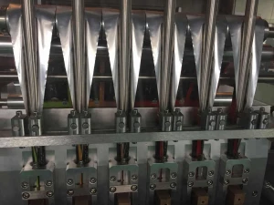8 lanes Ice lolly tube packing machine/Multi line jelly packing machine