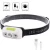 Import 800lums Hands-free LED Headlamp Motion Sensor head lamp LED headlight Torch Built-in battery inductive with Portable box from China