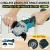 Import 800W 18V 125mm Brushless Cordless Impact Angle Grinder Variable Speed For Makita Battery DIY Power Tool Cutting Machine Polisher from China
