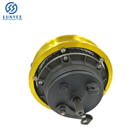800W 48V E-Bike Scooter Bicycle 10 Inch Brushless Gearless Hub Motor with Gold