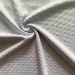 87.5%Polyester 12.5%Spandex Eyelet Microfiber Birdeye Mesh Fabric for Sportswear Garment