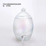 8L beautiful FDA pineapple soft drink dispenser for home decor