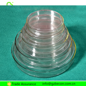 9cm 9mm Lab Glassware Borosilicate Glass Petri Culture Dish