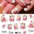 Import A001-264 Fashion Rose Flower Nail Art Water Transfer Stickers Decals Tip Decoration DIY for Nails Accessories from China