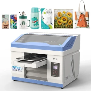 A3 small UV printer, cylindrical flat plate printing machine, acrylic bottle phone case,LED inkjet printer,flat plate UV printer