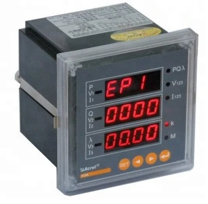 AC Intelligent three-phase Embedded Power Meter digital display voltage current energy meter