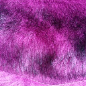 Acrylic Polyester Imitation Faux Fur Fabric Long Faux Fur Fabric For Garment