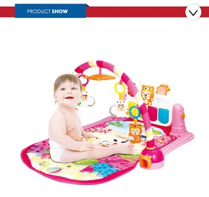 Activity gym foldable baby play mat with music