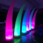 Advertising Inflatables LED Lighting Pillar Cones Tube Balloon Decoration Inflatable LED Light Cone For Sale
