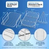 Air fryer rack Double basket air fryer, 304 stainless steel multi-layer rack, air fryer accessories dehydration rack