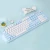 Import Ajazz AK515 Mechanical Gaming Keybaord USB Wired Blue Switch Gamer Keyboard PBT Printing Keycaps For PC/Laptop from China