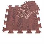 Aji Puzzle Playmat Home Decoration Safe Environmentally Good Elasticity Interlocking Foam Mats Wood Grain