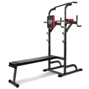All in one multifunctional  Pull Up power tower Chin Up Raise station bench set