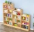 Import All solid wood pine floor storage bookcase simple and modern childrens log bookcase with door from China