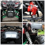 All-terrain ATV Snowfield mountain motocross vehicle four-wheel snowmobile ATV
