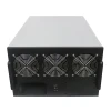 Aluminum 6U bitcoin 8 GPU 13GPU Mining Case Rig open air rame with 9 fans Server case