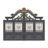 Aluminum country rustic courtyard gate