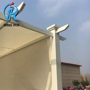 Aluminum Frame Material and PVC Sail Material Solid Roof Gazebo