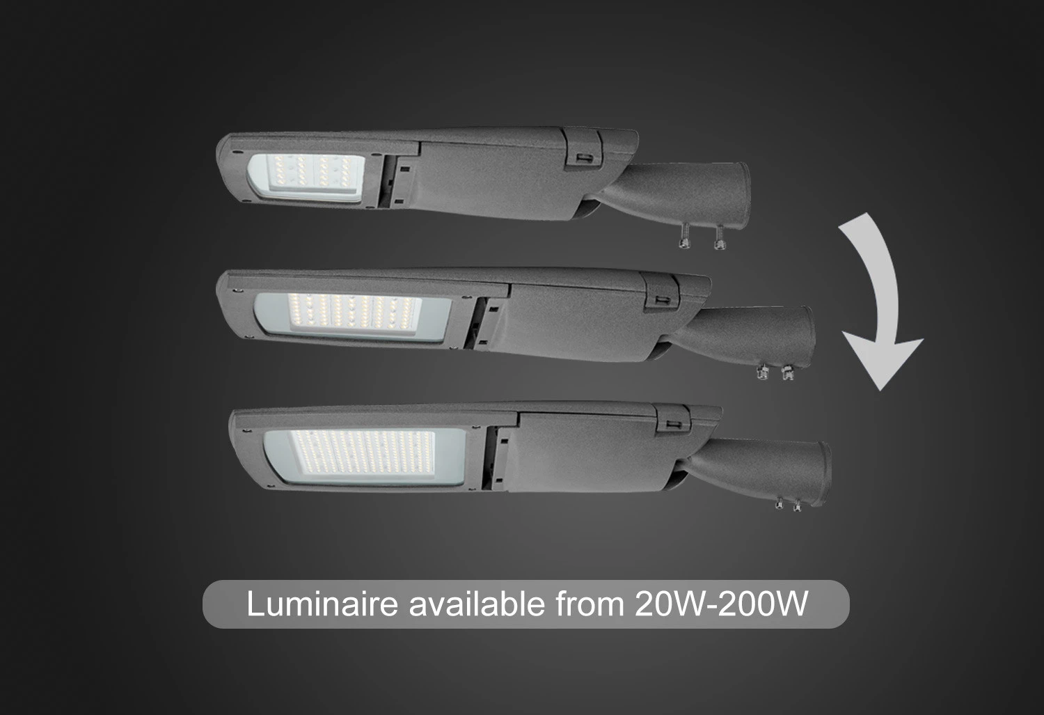 Aluminum High Quality IP65 40w 80w 100w 200w LED Street light with Certification ENEC CB CE