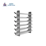 Aluminum Profile Aluminum Shutter Extrusions 6063 T5 For Window shutter Iso9001 Vietnam Manufacturer