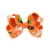 Import amazon 3.15 inch custom logos color double fork clip hair bow from China