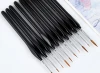 Amazon hot sale triangle black handle artist detail Paint Brushes
