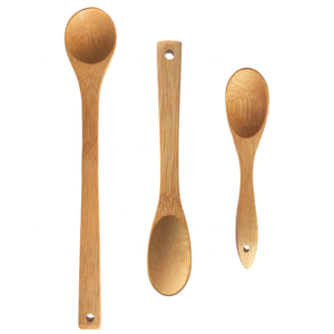 Amazon Hot Selling Private Label Biodegradable Kitchen Items Bamboo Spoon