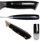 Amazon premium G10 damascus rivet Nakiri knives set vg10 hammered blade