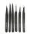 Import Anti static black straight head elbow inlaid customized nail sticker tweezers for long nails from China
